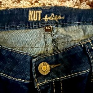 KUT FROM THE CLOTH SIZE 14 BOOTCUT DARK DENIM